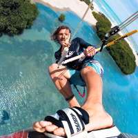 Surfen in Cumbuco, Brasilien