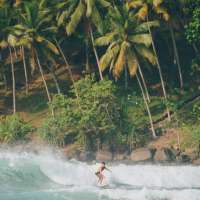 Surfen in Mirissa, Sri Lanka